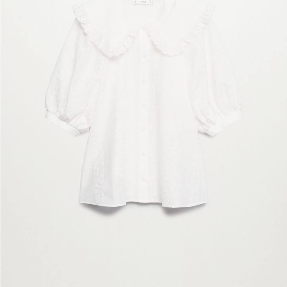 Mango Babydoll Collar Blouse - Picture 3 of 6